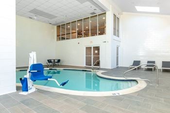 Indoor heated saltwater pool
